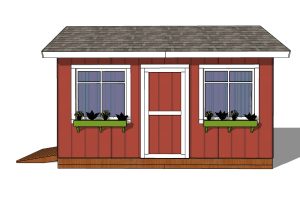 10×16 Shed Doors Plans