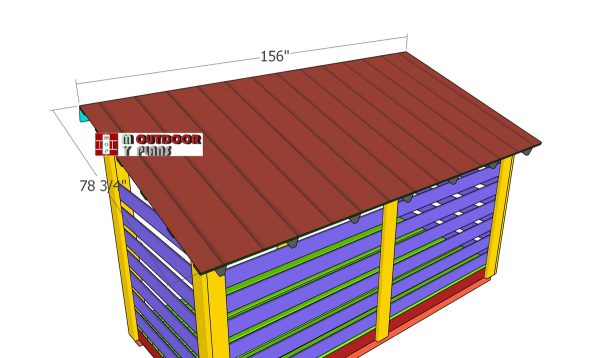 Setting-the-roof-sheets