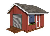 14×14 Garden Shed Plans – How To Build a Shed