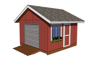14×14 Garden Shed Plans – How To Build a Shed