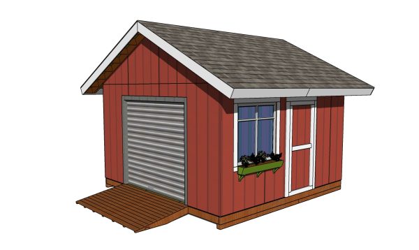 14x14 Shed Plans 