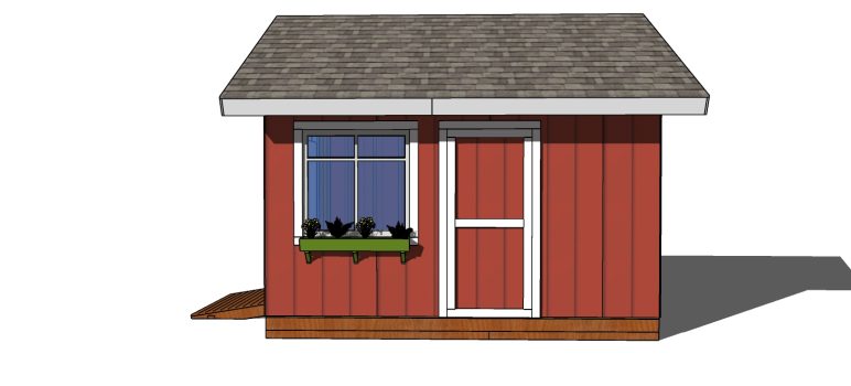 14×14 Shed Doors Plans