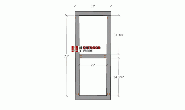 Assembling-the-door-frame