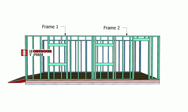 Fitting-the-front-wall-partitions