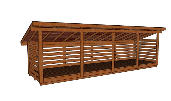 6x24 firewood shed plans MOP