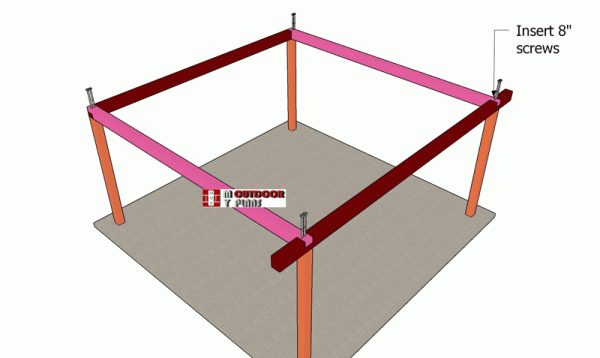 Attaching-the-crossbeams