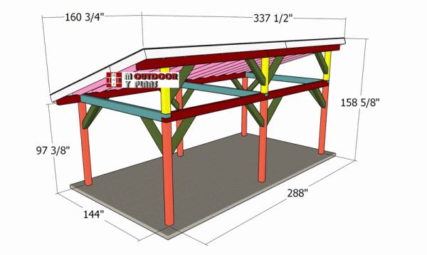 12x24-Lean-to-Pavilion-Plans---dimensions