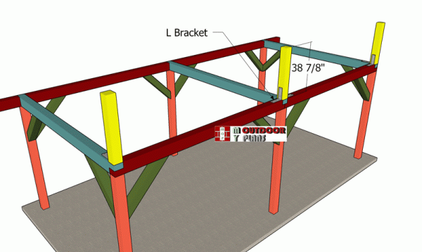 Fitting-the-supports-for-the-ridge-beam