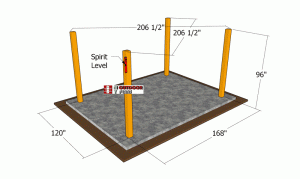 Laying-out-the-posts---14x10
