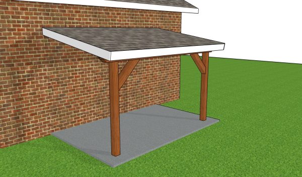 8x12 lean to patio cover