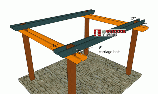 Attaching-the-second-tier-rafter-supports