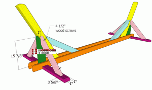 Fitting-the-side-diagonal-braces