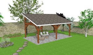 14x24 lean to Pavilion Plans