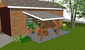 10x10 lean to patio cover