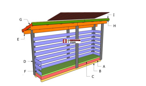 Building-a-2x12-firewood-shed