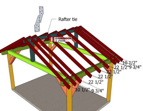 Fitting-the-rafters-for-the-gable-pavilion