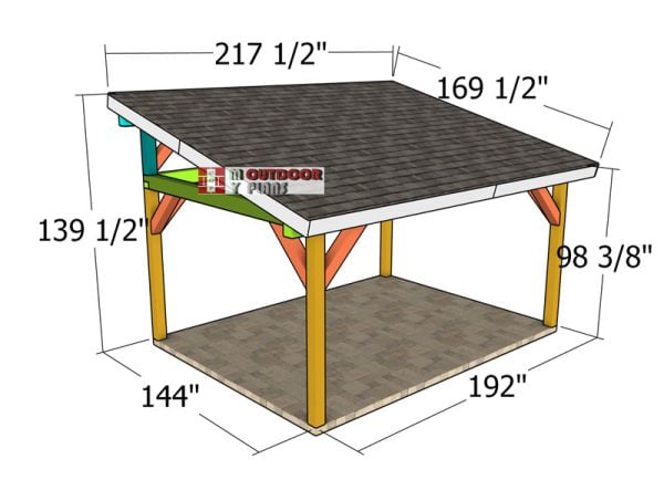 12x16-lean-to-pavilion-plans---dimensions