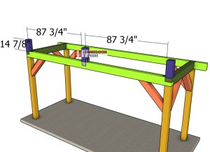 Attaching-the-ridge-beam-supports