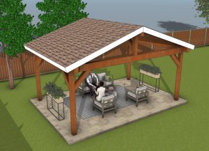 DIY 18x12 pavilion plans