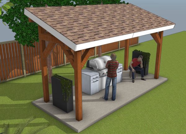 DIY 6x16 pavilion plans