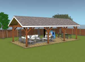 How to build a 16x36 pavilion