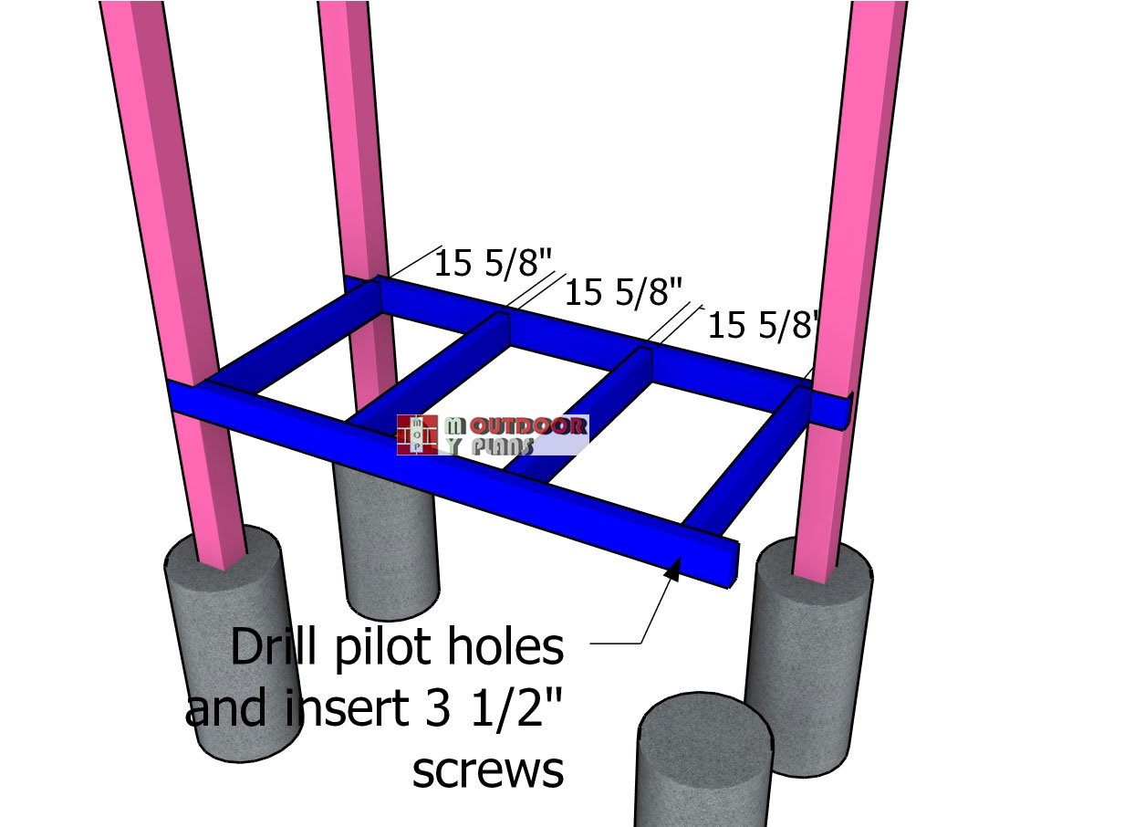 Assembling-the-bench-frame