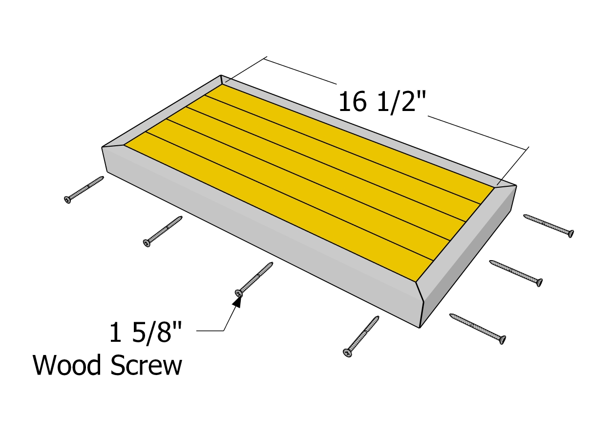 Assembling the tray