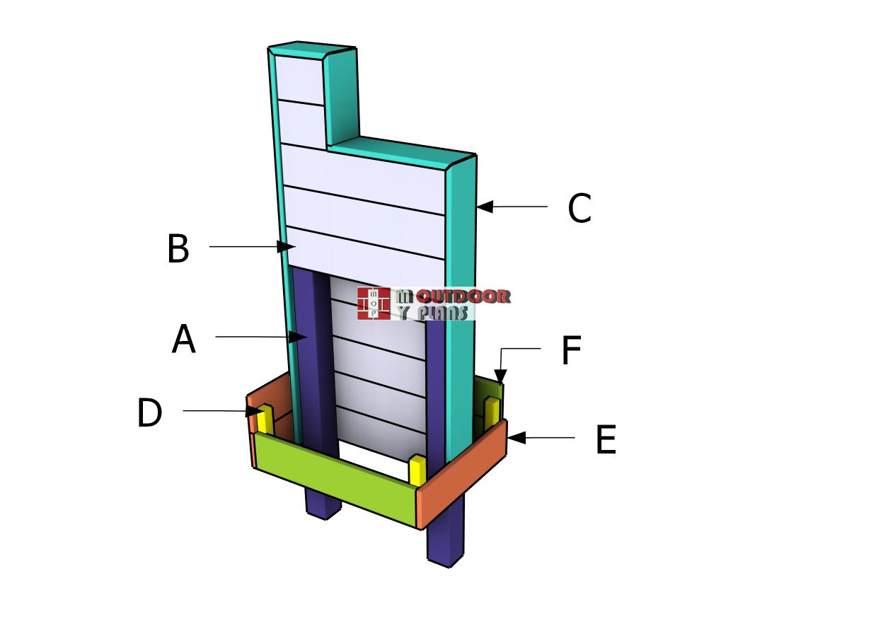 Building-a-modern-mailbox-stand