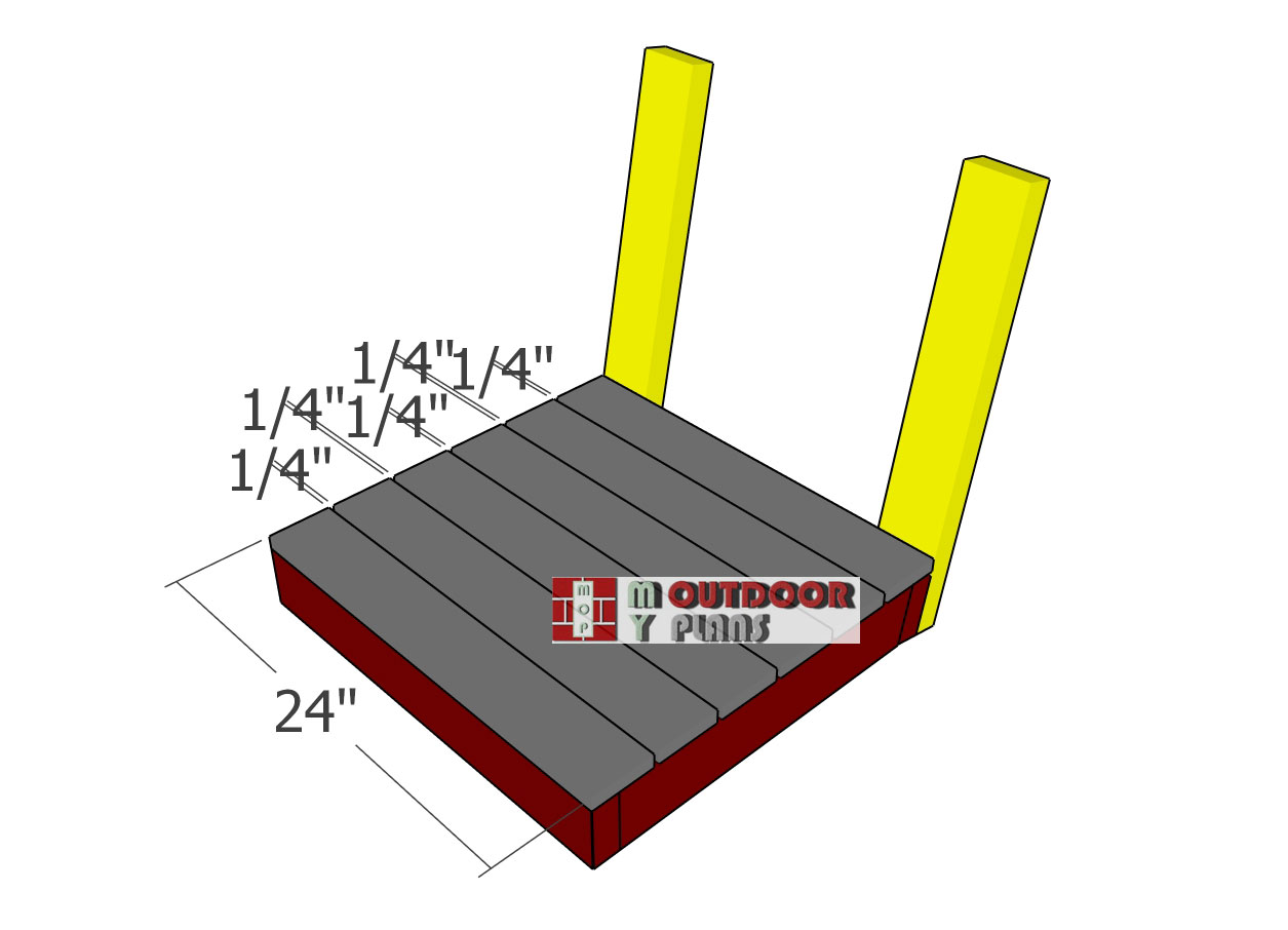 Seat-slats-installation