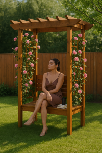 Arbor with bench