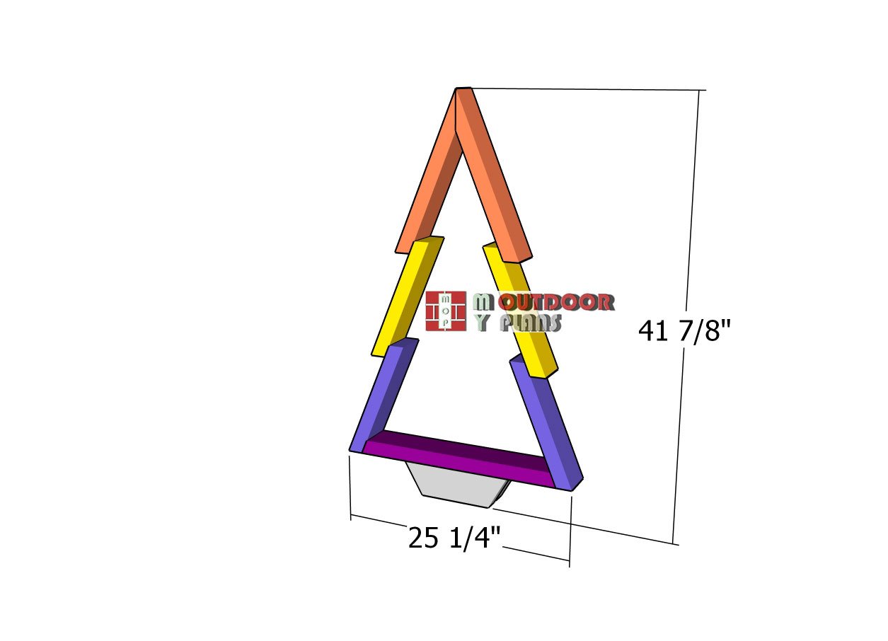 Assembling-the-base---dimensions