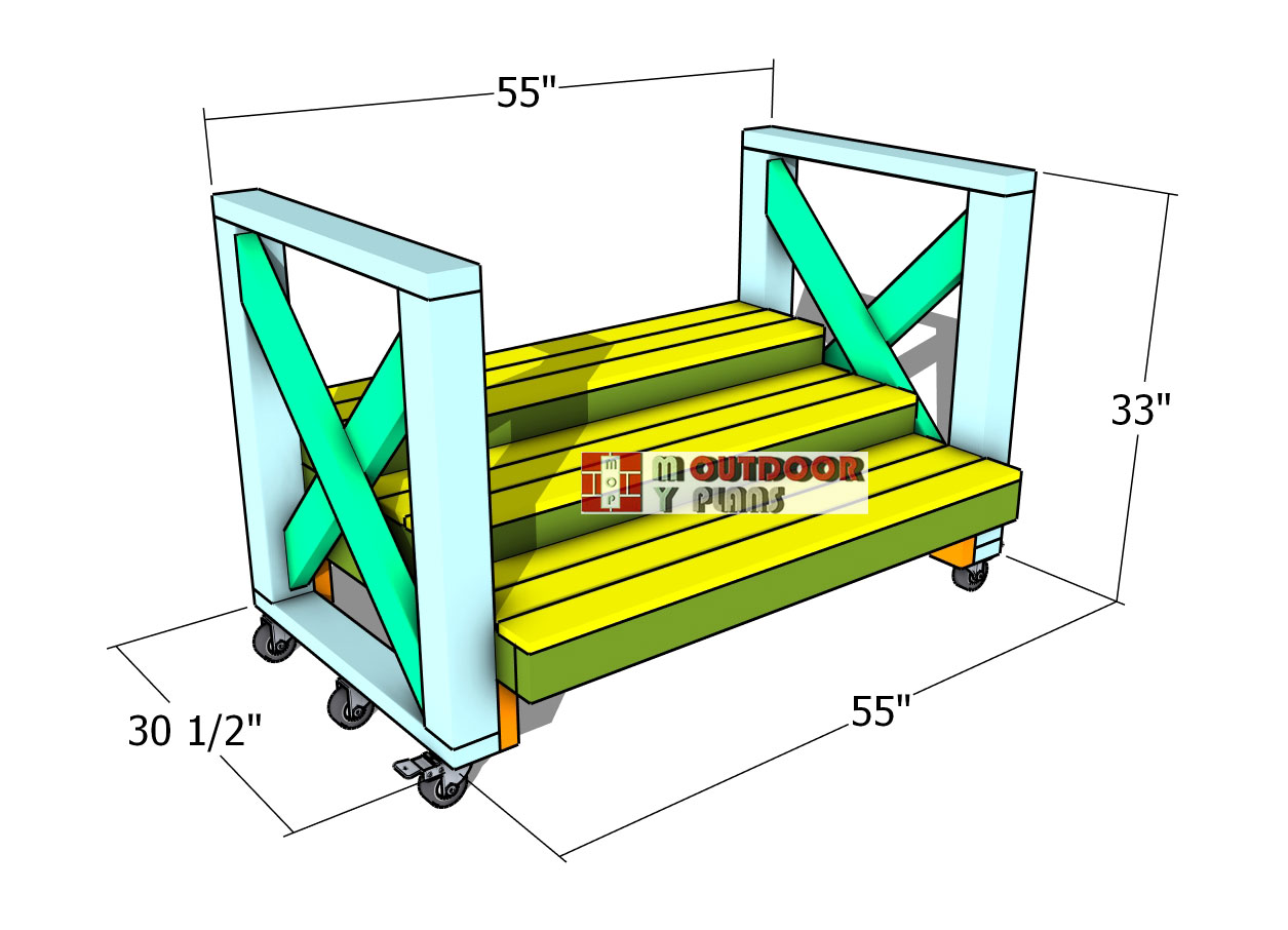 9-bucket-garden-stand-plans---dimensions