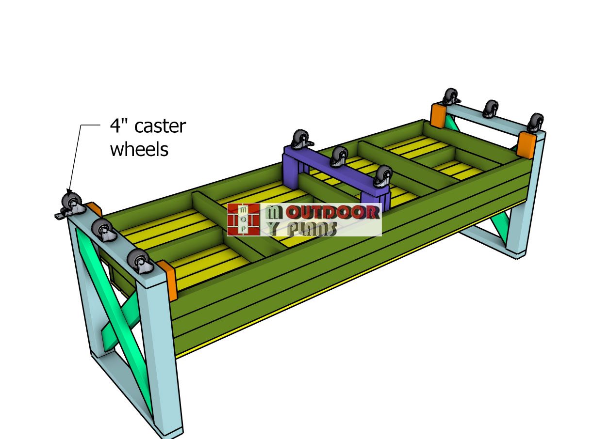 Fitting-the-caster-wheels