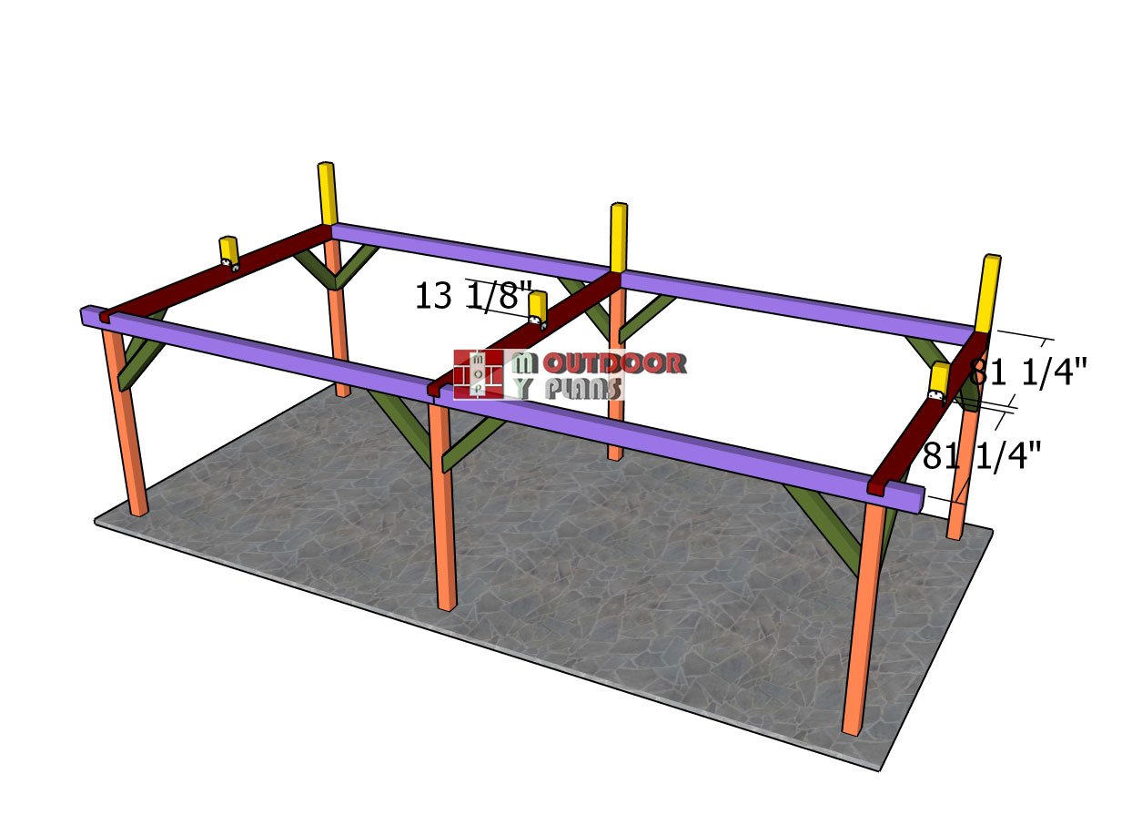 Fitting-the-middle-post-supports