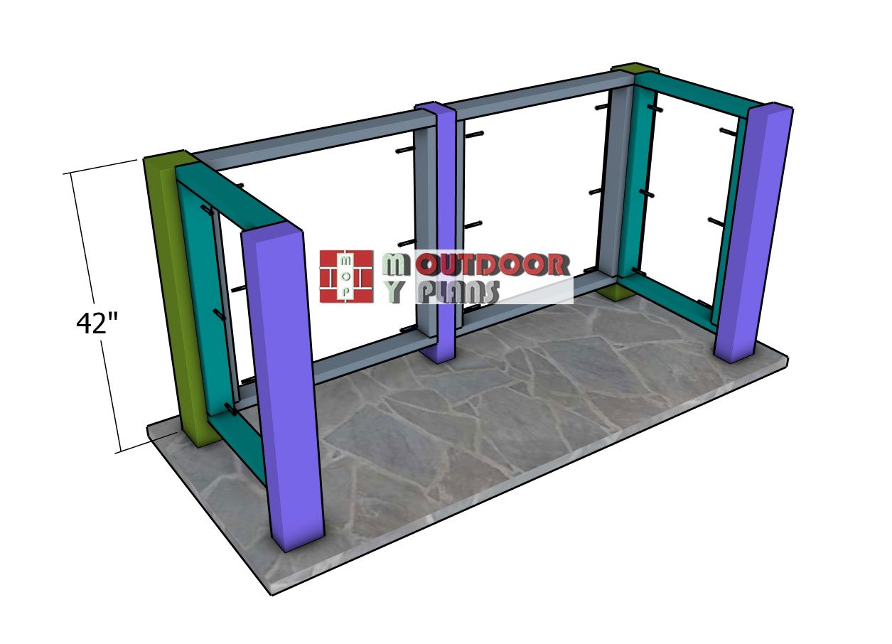 Assembling-the-frame-of-the-bar