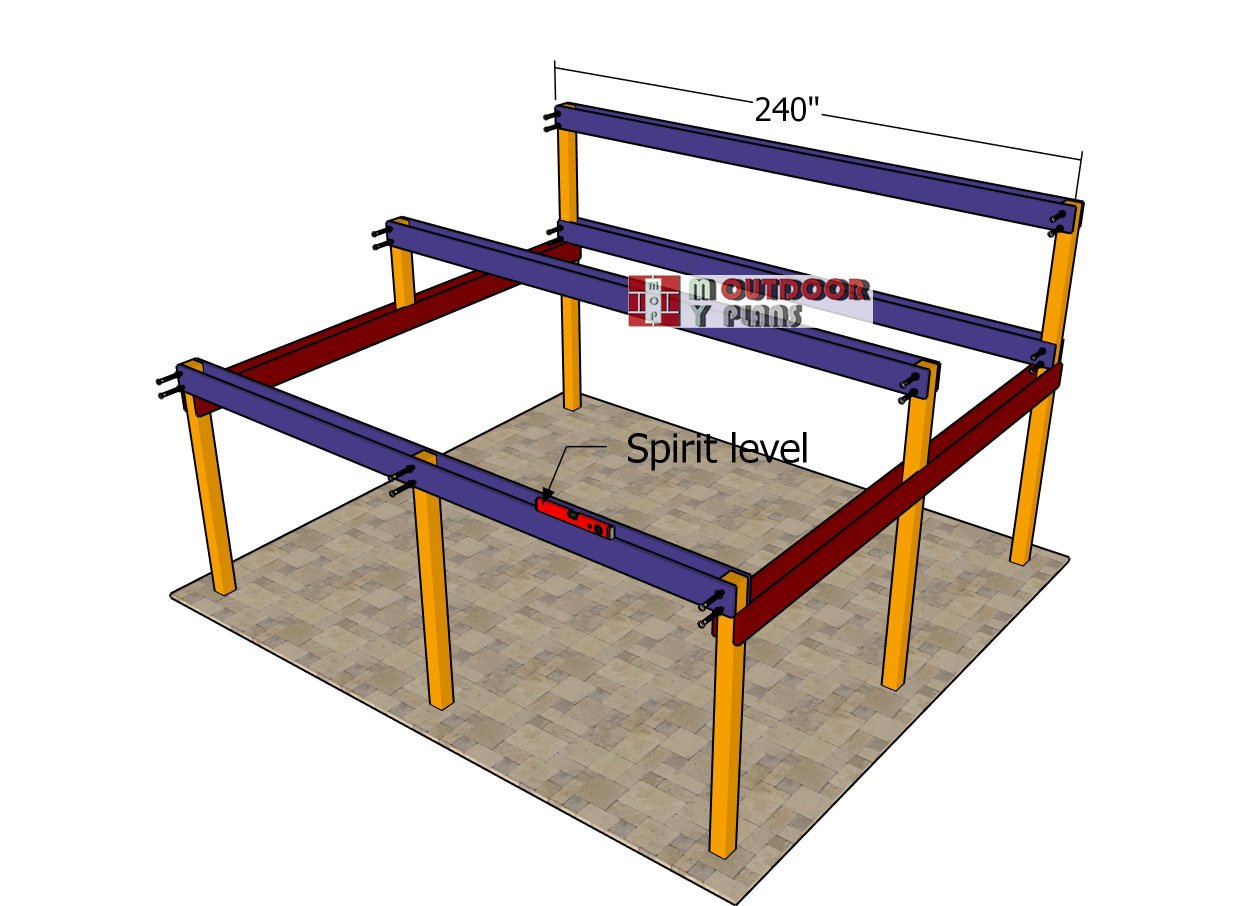 Fitting-the-support-beams