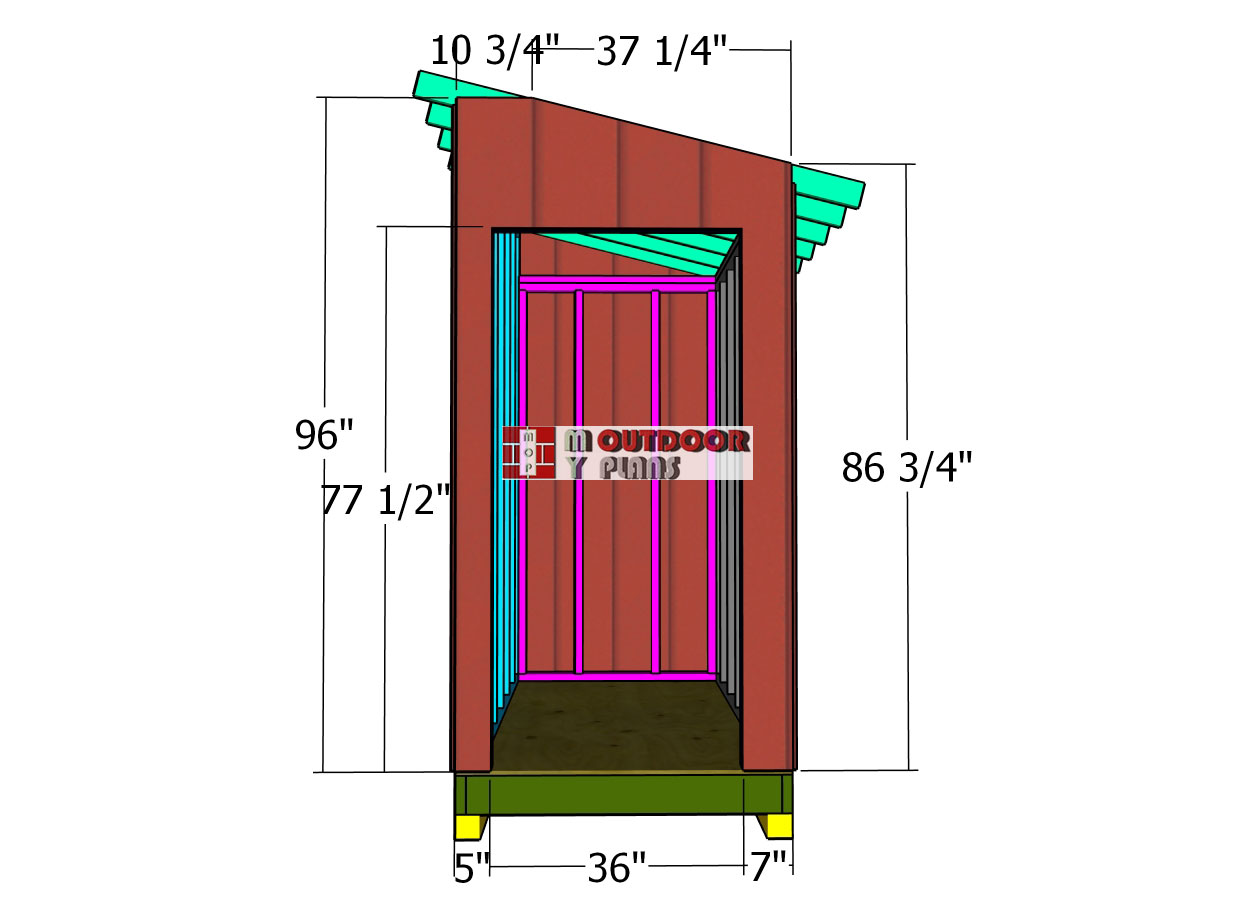 Front-wall-siding