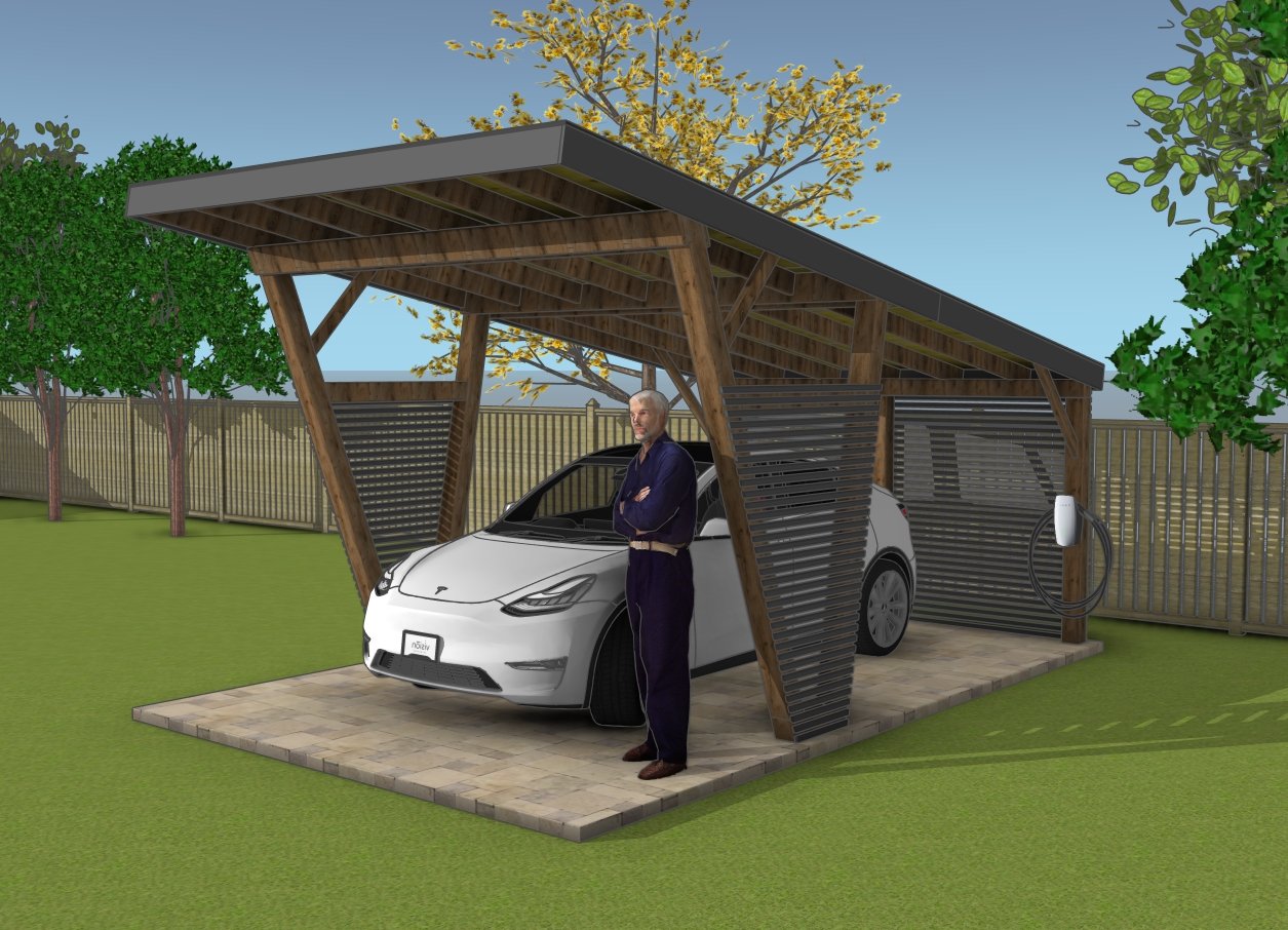 How to build a lean to carport