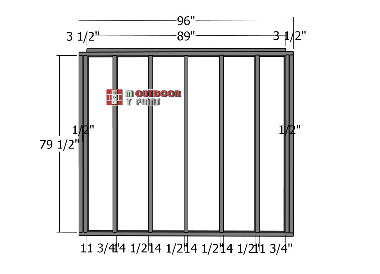 Short-side-wall-frame