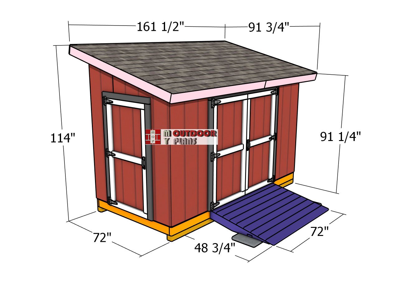 6x12-Lean-to-Shed-Plans---dimensions