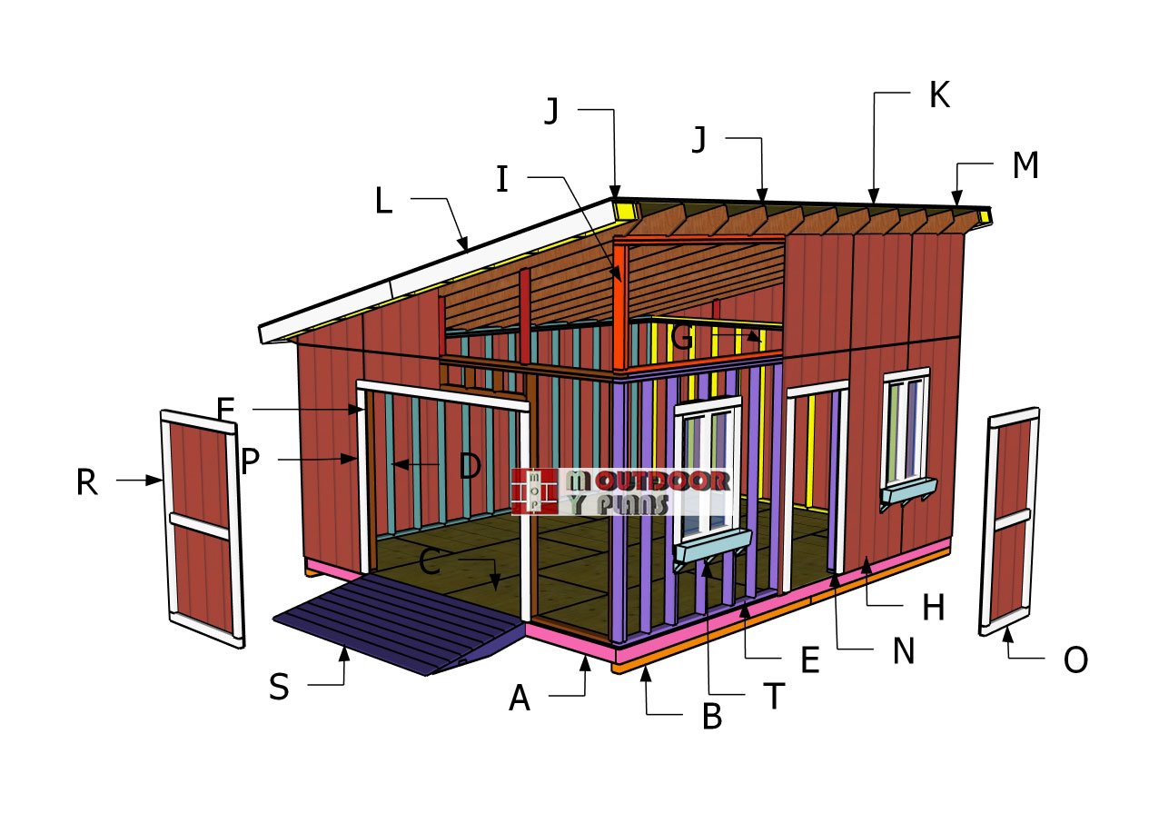 Building-a-16x20-lean-to-shed