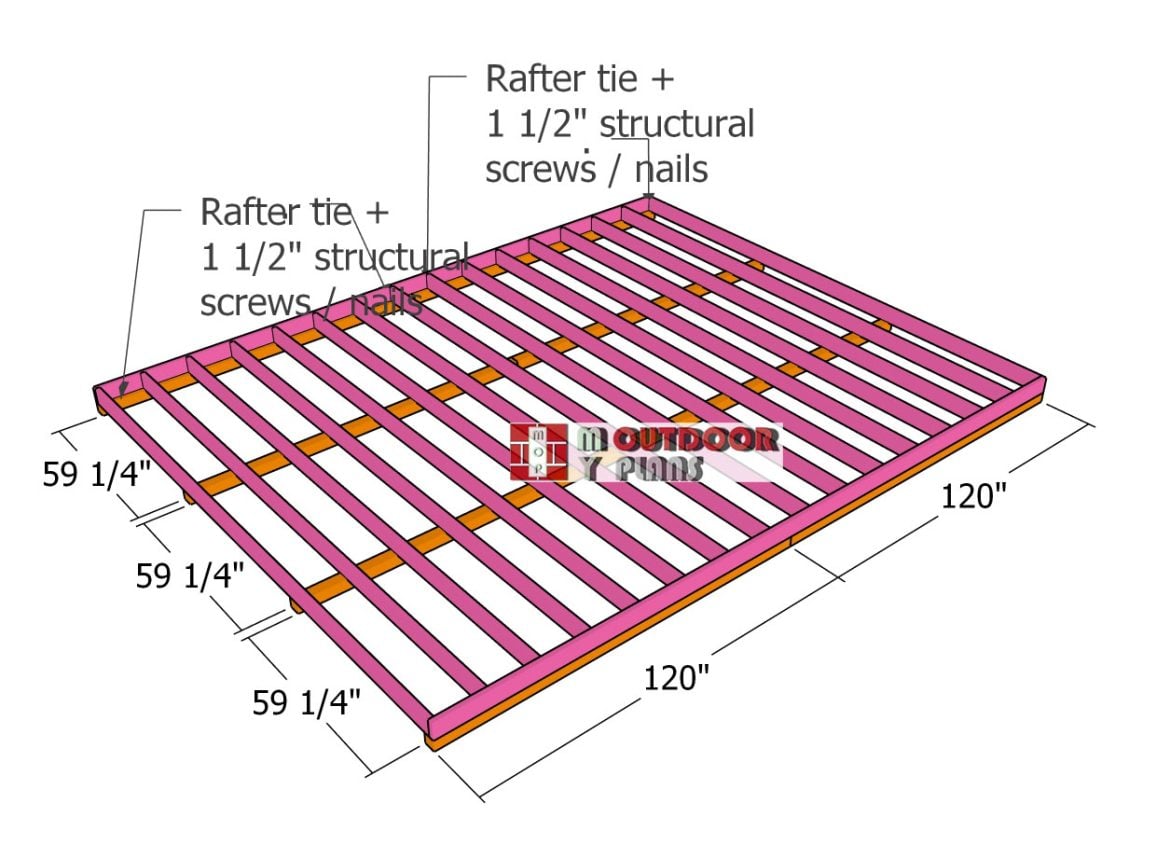 16x20 Gable Shed - Free DIY Plans