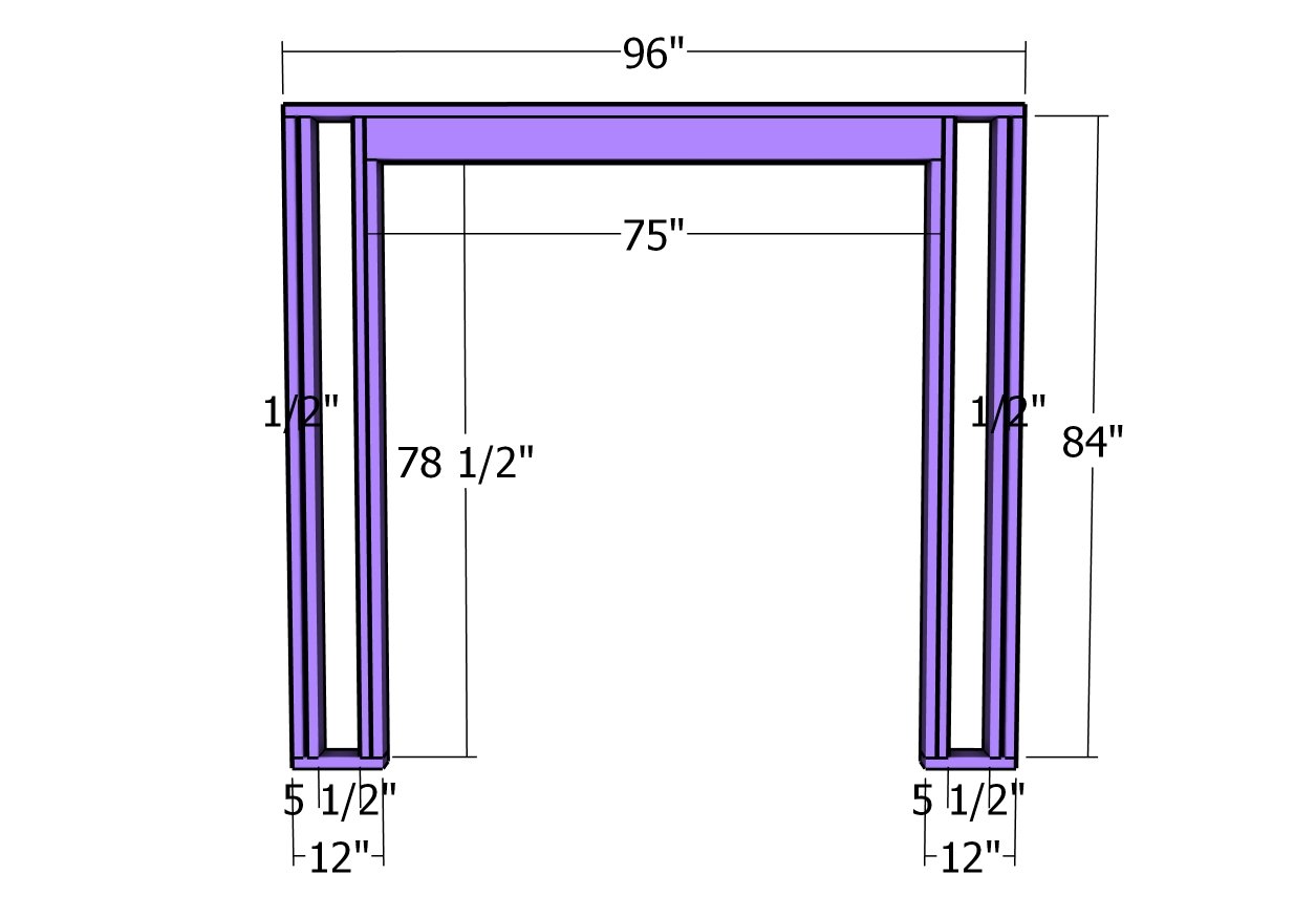 Front wall frame