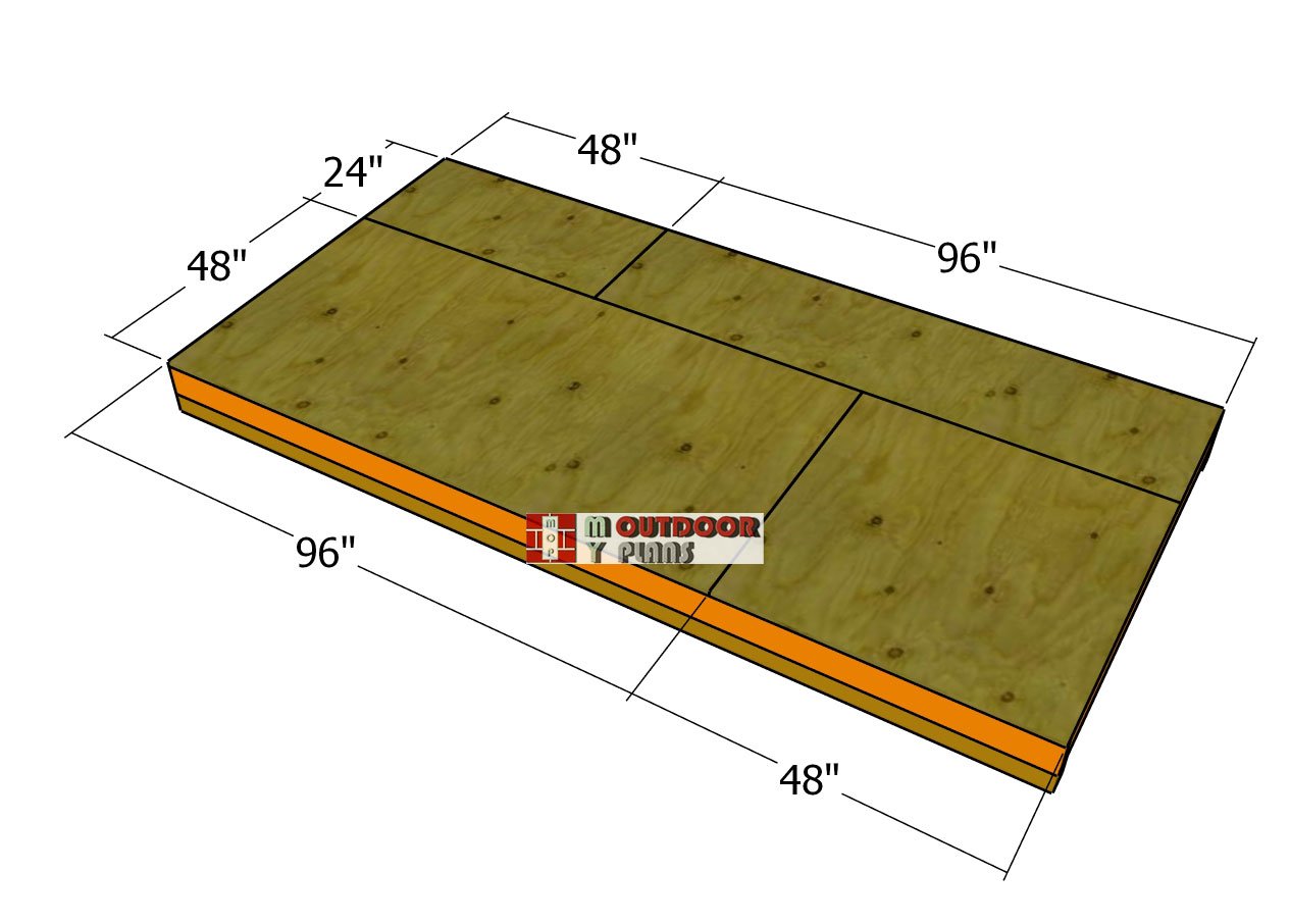 Plywood-flooring