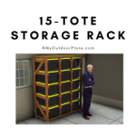 15 tote storage rack FI