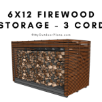 6x12 firewood shed FI