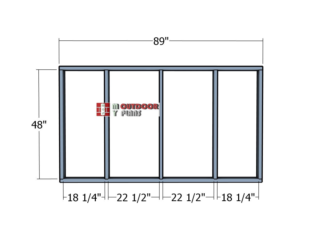 Back-wall-frame