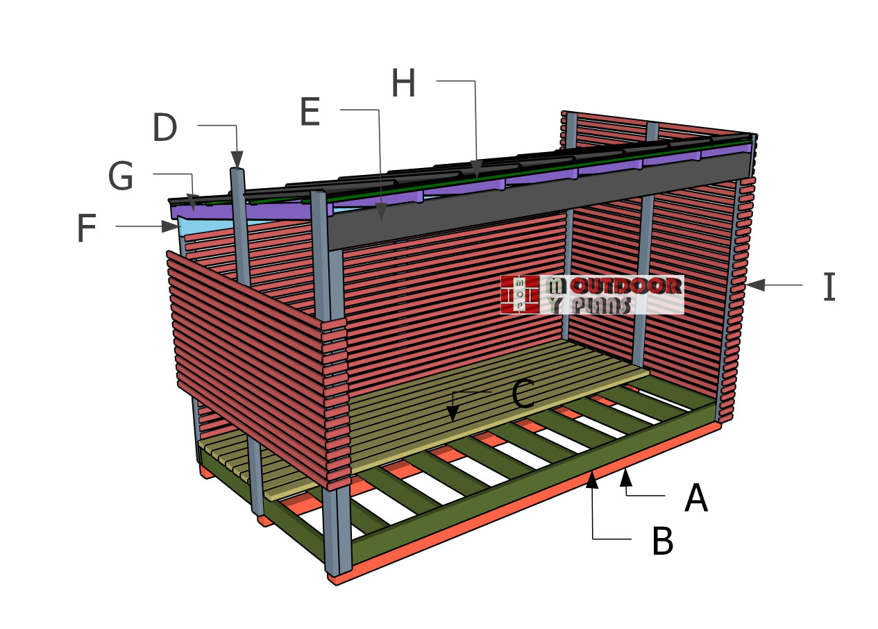 Building-a-modern-firewood-shed