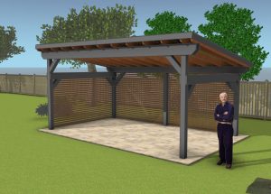 DIY 12x20 lean to pavilion plans