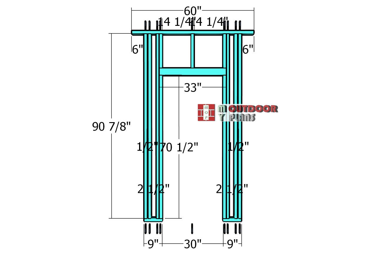 Front-wall-frame